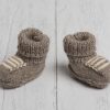 Lily Lamb Booties in Grey